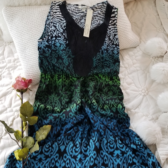 Corey P Dress teals and green ❤❤❤ - Picture 7 of 14